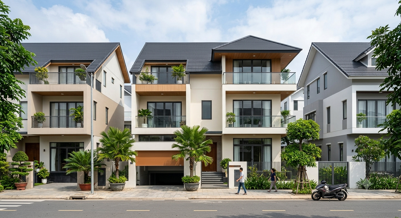 Các nguyên tắc cốt lõi khi chọn màu ngói nhựa cho nhà phố
