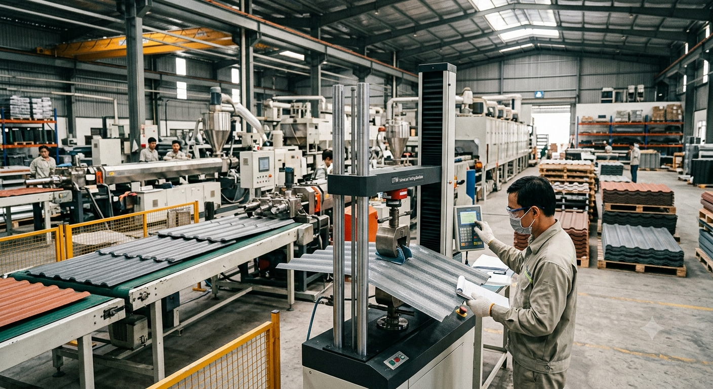 Phân tích khả năng đáp ứng của tôn ngói nhựa ASA/PVC
